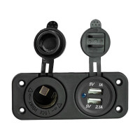 Прикуриватель + USB-разъем (1А + 2,1А)