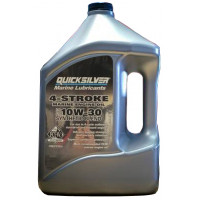 Полусинтетическое масло Quicksilver 10W-30 для 4-тактных подвесных моторов, 4 л