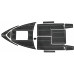 Комплект палубного покрытия из Eva Teak, для катера Phoenix 560
