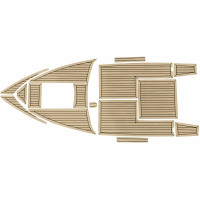 Комплект палубного покрытия из Eva Teak, для катера Phoenix 560
