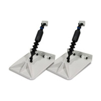 Транцевые плиты Nauticus для лодки, 9,5" x 10", упор 18 кг (для лодки длиной 3,6 - 5,0 метра)