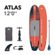 SUP-доска Aquamarina Atlas (366 см, райдер до 170 кг)